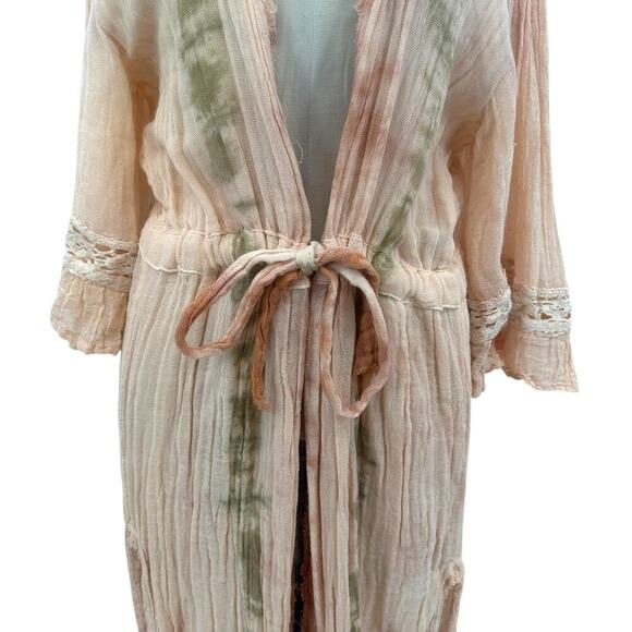 Jen's Pirate Booty Scarlet‎ Kimono Desert Sun Astral Tie Dye Size Medium / Large - Picture 4 of 16